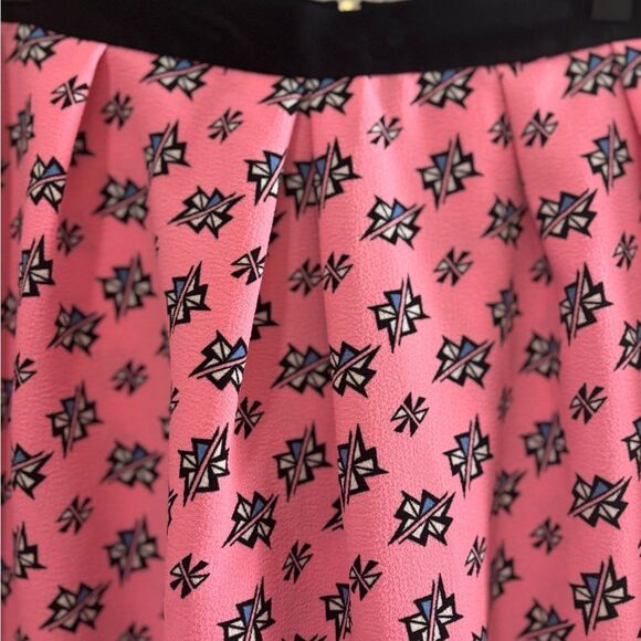 Sandro Printed Pink and Black mini Y2K Skirt - Picture 3 of 8